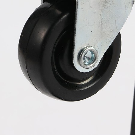 脚轮批发各种摆设品移动配件脚轮 1.5寸黑色实心黑皮橡胶万向轮