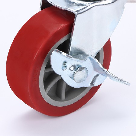 轻型脚轮活动脚轮带刹车PU聚氨酯脚轮家具小轮3寸万向轮万象轮